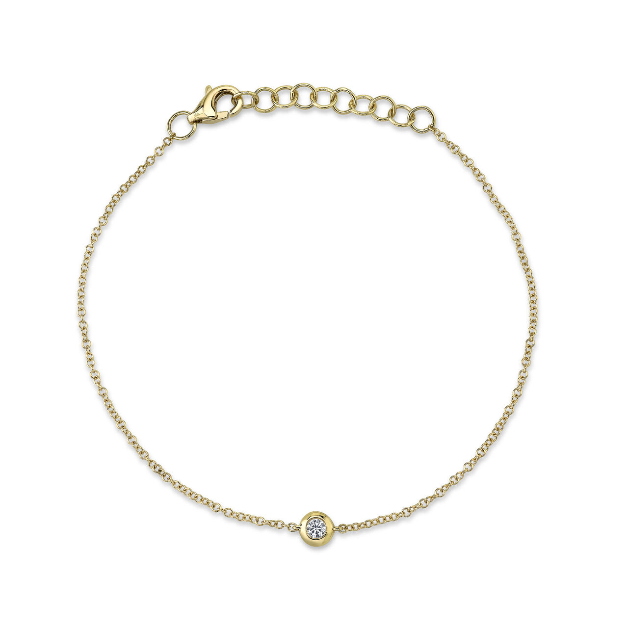 Shy Creation Bezel by The Inch Yellow Gold and Diamond Bracelet SC55008391 image number 0